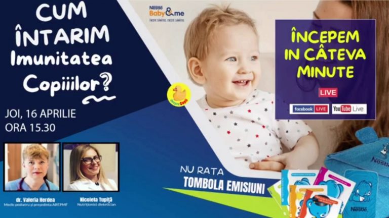 Cum intarim imunitatea copiilor? Care este rolul alimentatiei in cresterea imunitatii copilului?