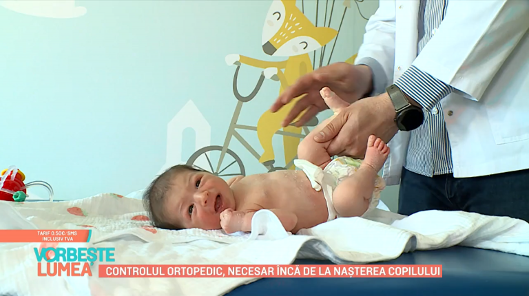 Controlul ortopedic, necesar încă de la nașterea copilului
